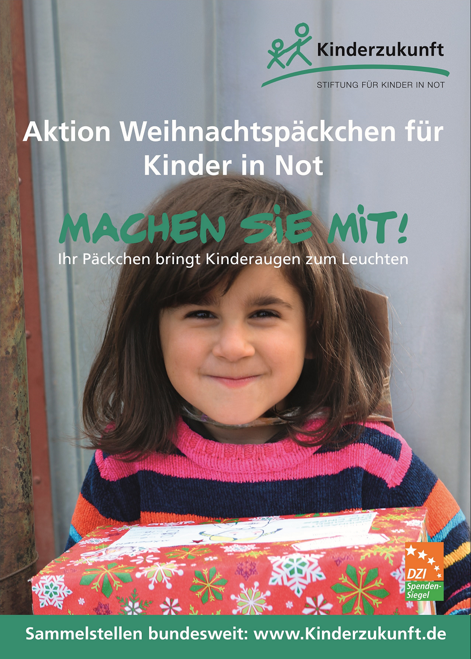 Werbeplakat der Stiftung Kinderzukunft