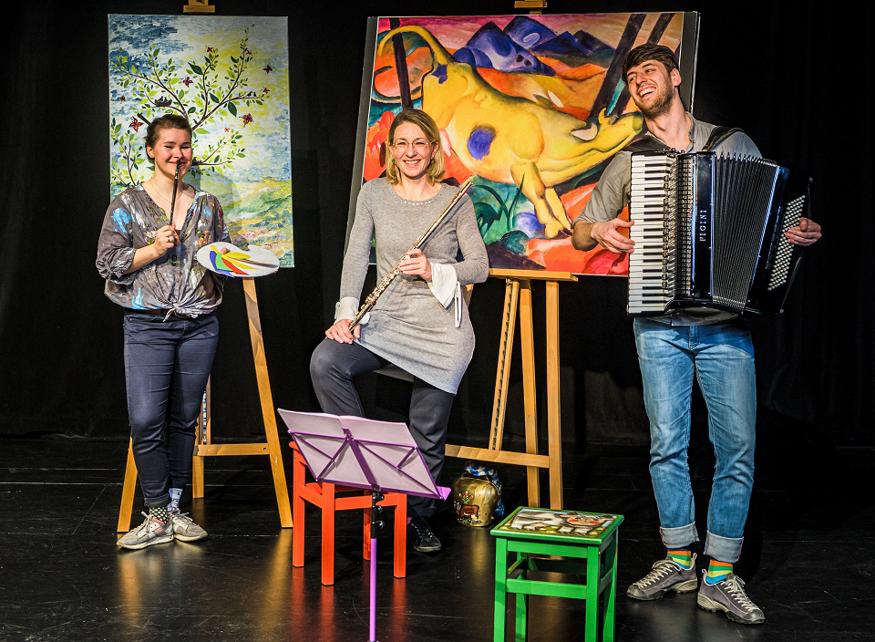 „Tonbilder“ heißt das Programm von Franziska Scheffler, Claudia Runde und Dragan Ribic (von links: Foto: Detlef Güthenke)